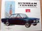 Sunbeam Venezia Superleggera oversize folding brochure c1964